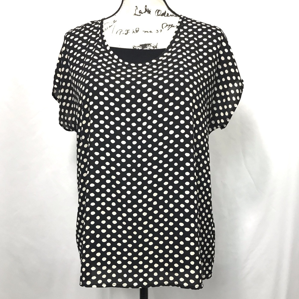 Everleigh Short Sleeved Woven Tee Size XS